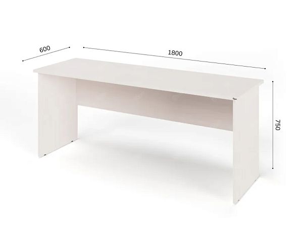 ЛАЙТ / LIGHT RLG001-18х6 Прямоугольный стол 180x60x75 Дуб Молочный - Вид 2