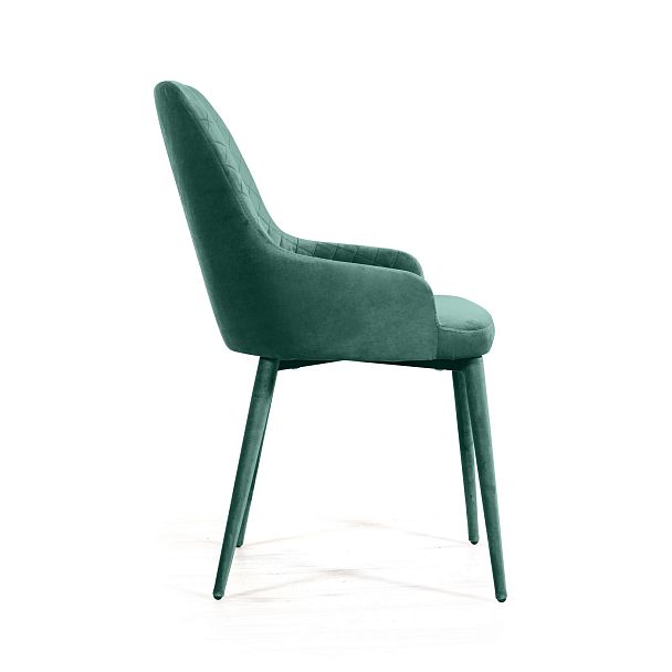 Стул Douglas ромб, бархат зеленый 19 - Вид 3