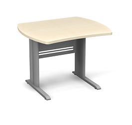 Стол симметричный на металлокаркасе 1000 Берлин Береза Майнау/Серый ССМ 100.85 - Фото предпросмотра