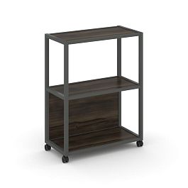 Shelf Mobile Стеллаж 3 уровня 1 секция VR.LT-STK-302.10 Дуб Мали/Металл Антрацит 1000*400*1046 - Фото предпросмотра