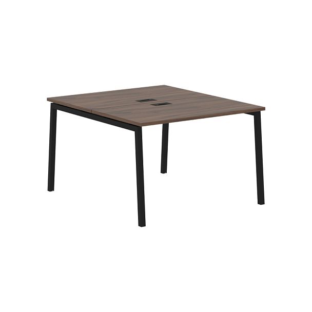 Стол 2-х местный ELWST 1113 Дуб Денвер тёмный/Черный 1160х1346х750 EDIS - Вид 1