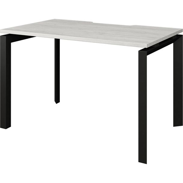 Стол на металлокаркасе НТМП.П-120 Сосна винтер/Антрацит 1200x730x750 Аргентум-МП - Вид 1