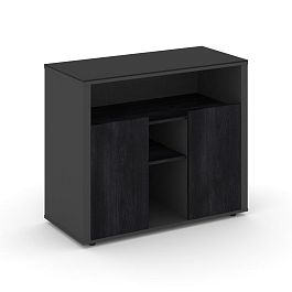 Касл Греденция CS.D-GR-1 Каштан Тоскана/Базальт/Лакобель Black 1202*450*1011 - Фото предпросмотра
