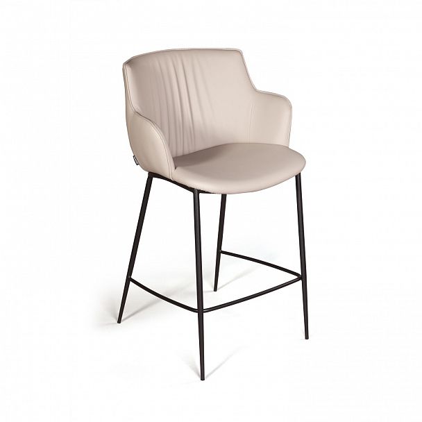 Стул полубарный Sofia, экокожа тауп - Вид 3