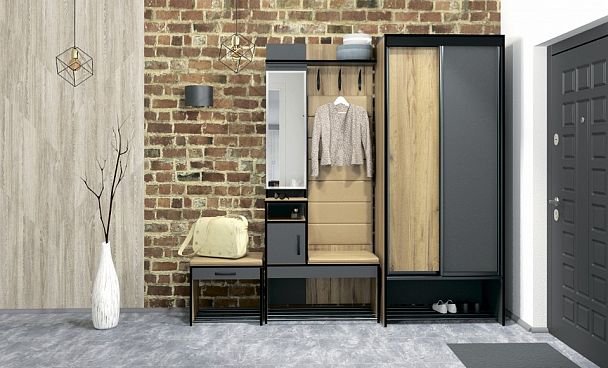 Вешалка с тумбой Ольга-лофт 1 - Вид 2