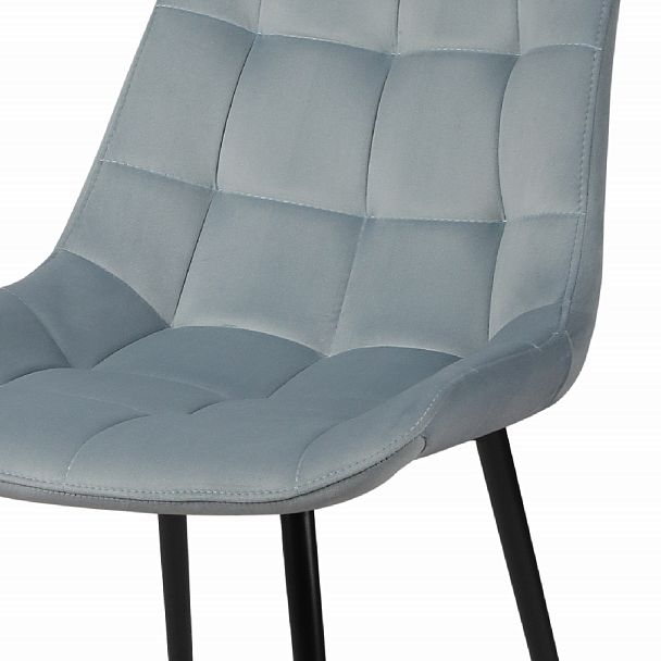 Комплект стульев Эйден, Confetti dusty blue/черный, 4 шт. - Вид 6
