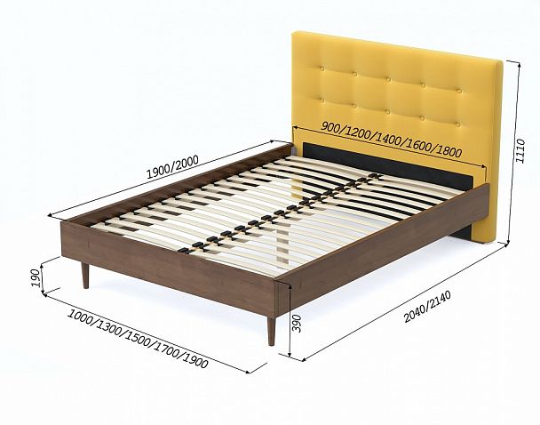 Кровать двуспальная Альмена - Вид 7
