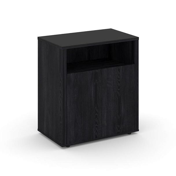 Касл Греденция CS.D-GR-2 Каштан Тоскана/Лакобель Black 910*450*1011 - Вид 1