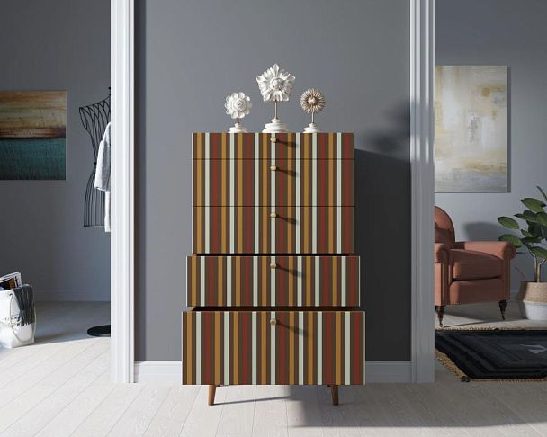 Комод высокий Berber принт 20 арт BB10/Print_20 - Вид 2