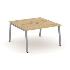 Стайл Проджект Рабочая станция 2-х сторон. SN-5A.DRS-002 Тиквуд Светлый/Металл Серый 1180*1232*750 - Фото предпросмотра