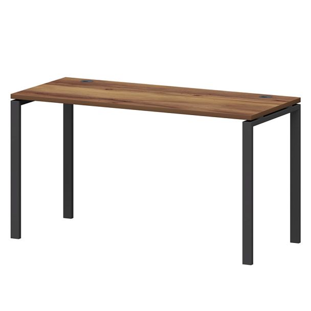 Стол на металлокаркасе СМС25-П-10К.60.Пр25 Таксония/Антрацит 1000x600x750 Смарт - Вид 1