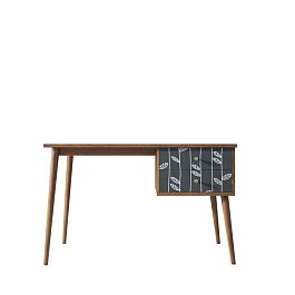 Стол рабочий Berber принт 18 с одной тумбой арт BB20/Print_18 - Фото предпросмотра