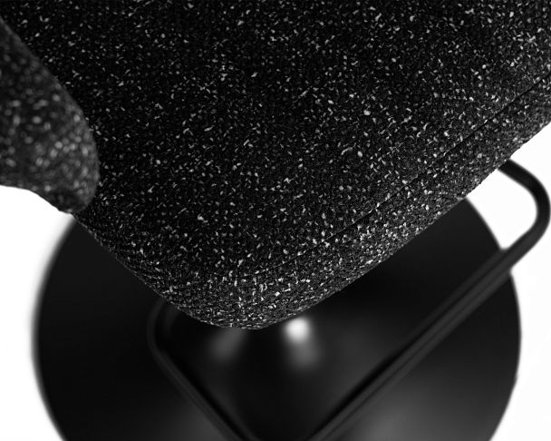 Стул барный DOBRIN CHARLY BLACK (черный твид (LEO18)) - Вид 8