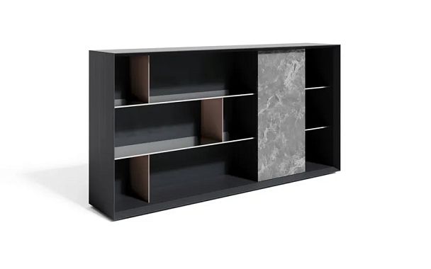 Стоун Греденция / TA81/TA12 / дверь каменный шпон / перегородки кз TA121 / 1900*400*1200 56691 E1ZP1912 Кабинет руководителя стоун  без цвета - Вид 1