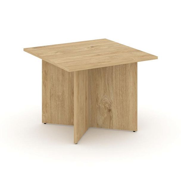 Стайл Проджект Стол переговорный квадрат. SN-D.SPRG-003 Тиквуд Светлый 980*980*750 - Вид 1