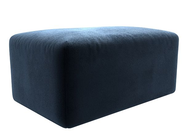 Модуль пуф Лига-060 НПБ Велюр синий - Вид 4