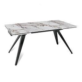 Стол раскладной Asti (160+40+40), керамика глянцевая Top Pandora - Фото предпросмотра