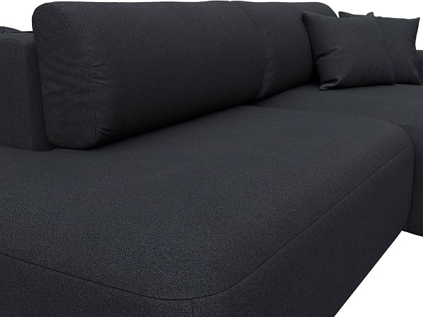 Диван угловой Лига-036 НПБ Модерн правый угол Искусственная замша серый - Вид 4