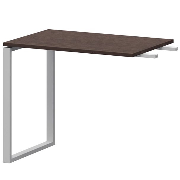 Бриф-приставка на металлокаркасе АМ.О-090.60 Дуб венге/Белый 900x600x760 Арго-М - Вид 1