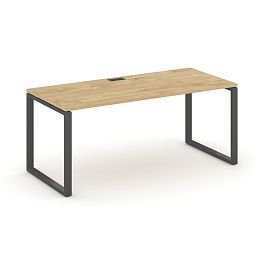 Style Project Direct Direct Стол письменный SN-6O.SR-014.M Тиквуд Светлый/Металл Антрацит 1580*700*750 - Фото предпросмотра