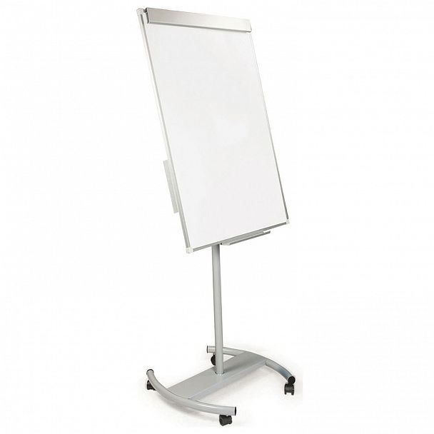 Доска-флипчарт магнитно-маркерная (70х100 см), передвижная, ГАРАНТИЯ 10 ЛЕТ, РОССИЯ, BRAUBERG Стандарт, 235527 - Вид 5