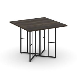 Rift Direct Стол переговорный RF.SPRG-001 Дуб Мали/Металл Черный 980*980*750 - Фото предпросмотра