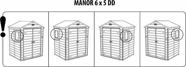 Сарай "MANOR 6x5 DD" - Вид 9