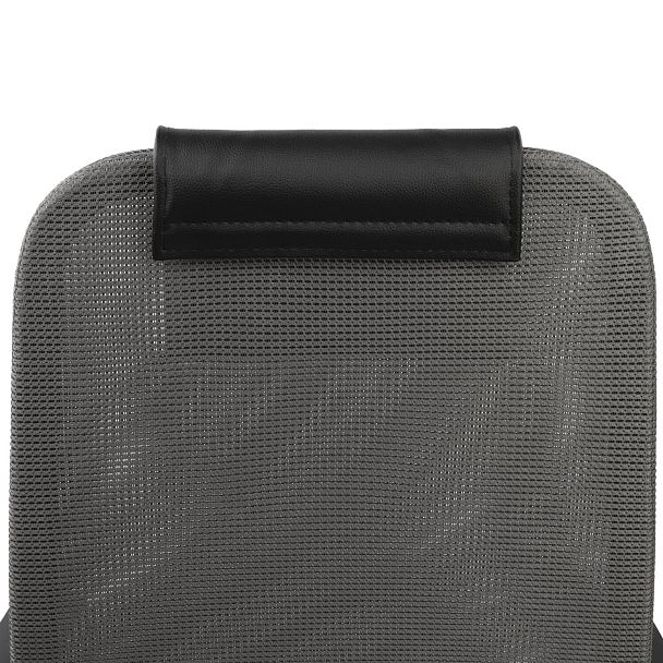 Кресло офисное BRABIX PREMIUM "Ultimate EX-801" хром, плотная двойная сетка Х2, черное/серое, 532918 - Вид 11