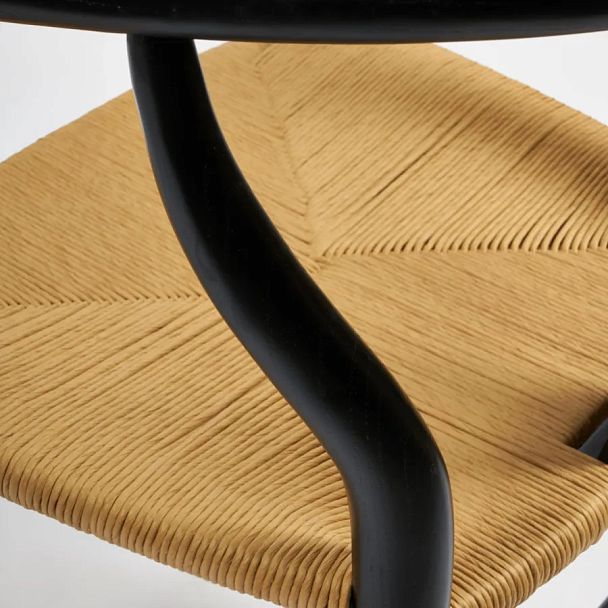 Стул Wishbone/Вишбон (мод.CB2212) / 1 шт. в упаковке, дерево вяз, черный - Вид 5