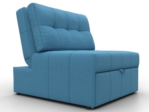 Кресло-кровать Лига-107 (80) Рогожка голубой - Вид 3