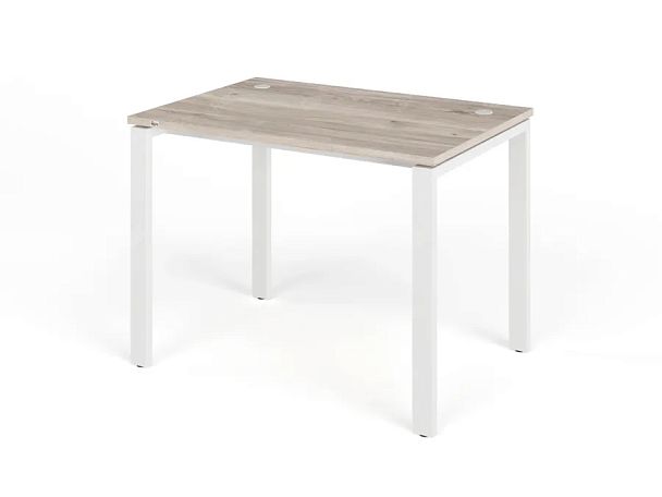 TANDEM RTD058-MK-100-MA Стол прямой на металлокаркасе ун-й 1000х700х750 Дуб Маувелла/Белый - Вид 1