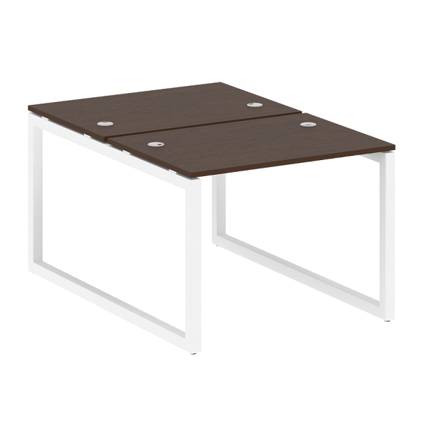 Metal System Quattro Р. ст. на О-образном м/к 50БО.РАС-СП-2.1 Венге/Белый металл 1000*1475*750 - Вид 1