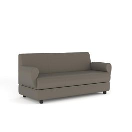 Диван 3-местный Матрикс экокожа серо-коричневая CN6 - Фото предпросмотра