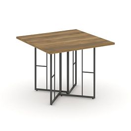 Rift Direct Стол переговорный RF.SPRG-001 Сандал Янтарный/Металл Антрацит 980*980*750 - Фото предпросмотра