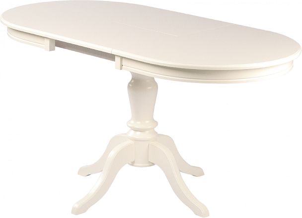 Стол деревянный раздвижной Анфея 110(150)х75х76 Слоновая кость - Вид 6