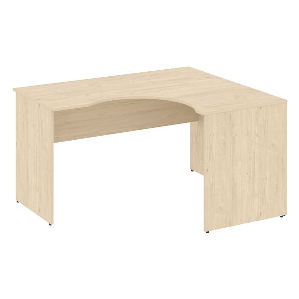 Nova S Стол криволинейный правый В.СА-3 (R) Бук артизан 1400*1200*750 - Вид 1