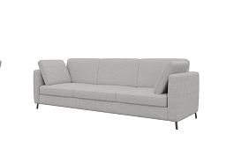 Brasco Диван трехместный BRS-3 Ness 010/Металл Черный 2450*800*840 - Фото предпросмотра