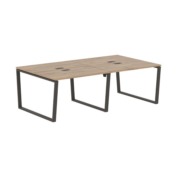 Стол 4-х местный EVWST 2313 Дуб Денвер светлый/Мокко 2326х1346х750 EDIS - Вид 1