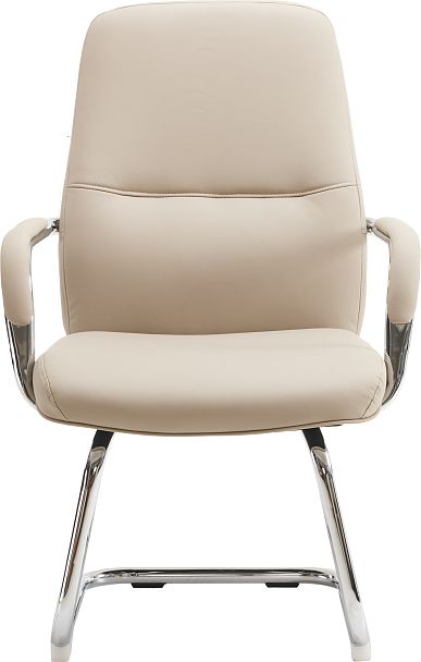 Кресло для посетителей Everprof Vesta (Веста) CF Экокожа Бежевый - Вид 2