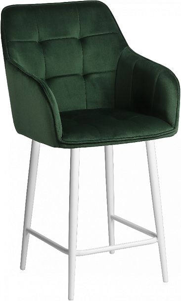 Комплект полубарных поворотных кресел Мони К, Confetti deep forest/белый, 4 шт. - Вид 4