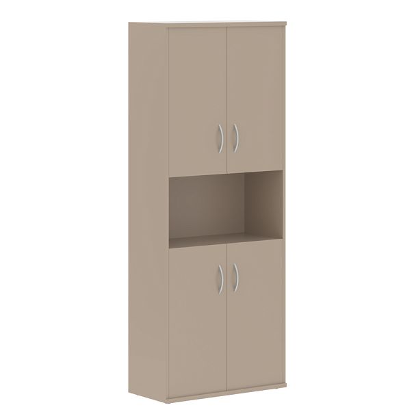 Шкаф с двумя комплектами глухих малых дверей СТ-1.5 Мокачино 770х365х1975 IMAGO - Вид 1