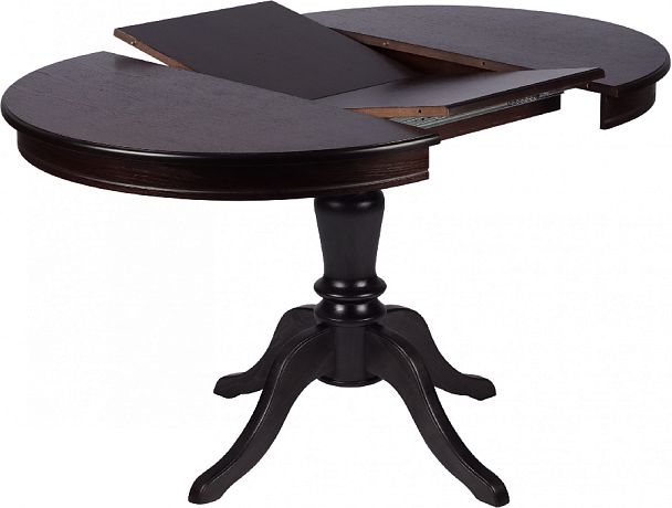 Стол деревянный раздвижной Элат D90(130)х90х76 Венге - Вид 3