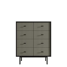 Комод на восемь ящиков Emerson арт EM20/gray/L - Фото предпросмотра