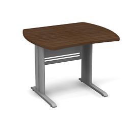 Стол симметричный на металлокаркасе 1000 Берлин Орех Вармия/Серый ССМ 100.85 - Фото предпросмотра