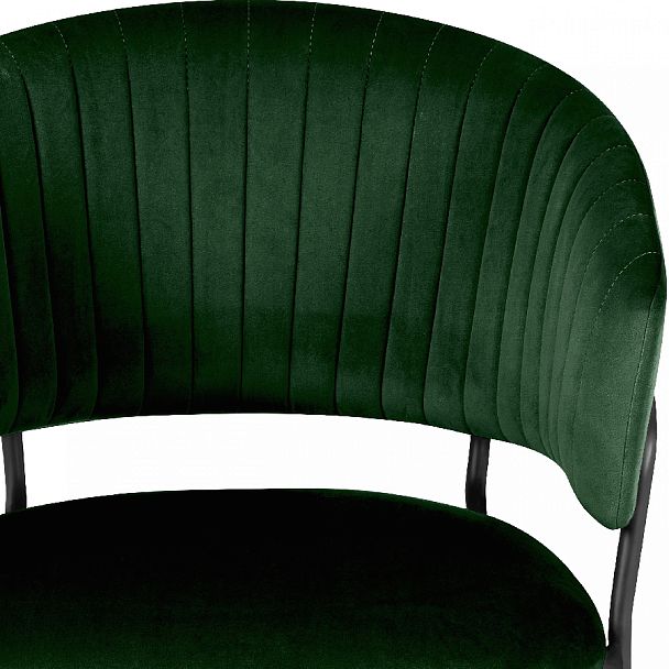 Стул кухонный Даксон зеленый велюр/черный - Вид 7