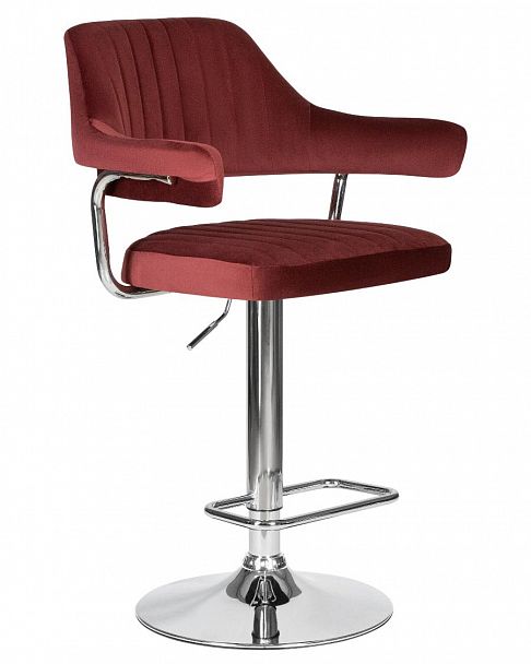 Стул барный DOBRIN CHARLY (винный велюр (MJ9-35)) - Вид 2