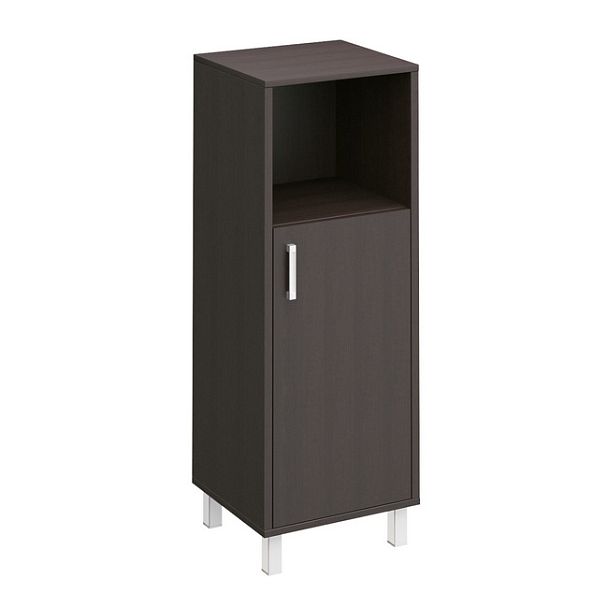 Шкаф узкий правый, дверь ДСП без замка + ниша "Борн" В 421-812 дуб шамони - Вид 3