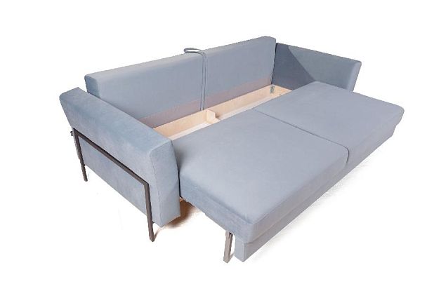 Fiji диван-кровать трехместный прямой, велюр - Вид 5