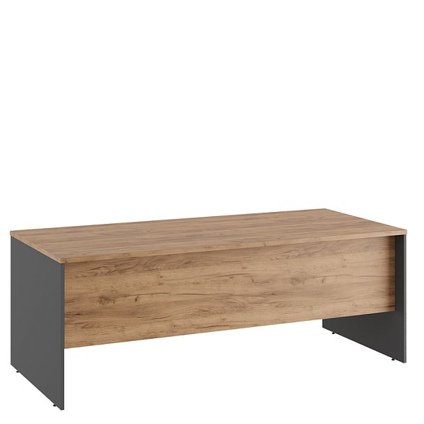 Стол руководителя Tess 200x90x75 дуб крафт золотой - Вид 1