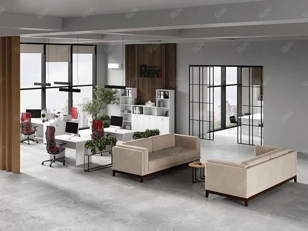 ЛАЙТ / LIGHT RLG006-14x14 Стол Стелс 140x140x75 Белый - Вид 3